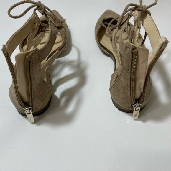 Circus by Sam Edelman Lace Up Pointed Toe Ballet Flat Women's Sz 6.5 - Picture 10 of 12